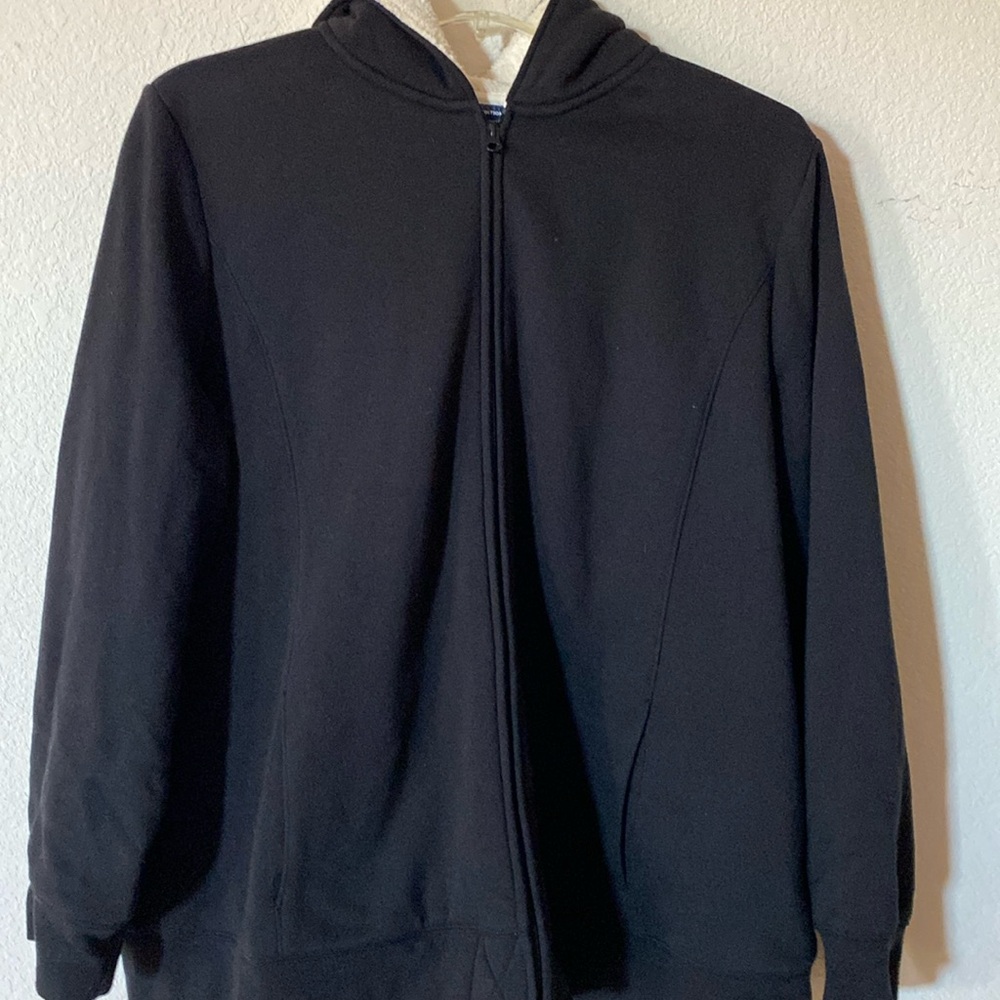 Plus size hooded jacket